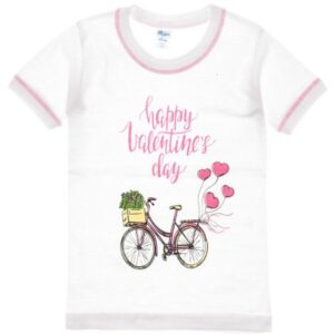 Biyo Kids φανελάκι με στάμπα «Happy Valentine’s Day»