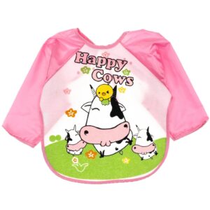 Kids σαλιάρα με μανίκια «Happy Cows» 2