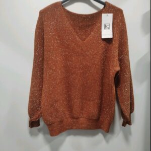 Knitted blouse ONE SIZE (Camel Color)