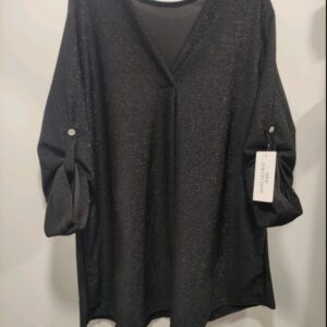 Lurex blouse ONE SIZE (Black Color)